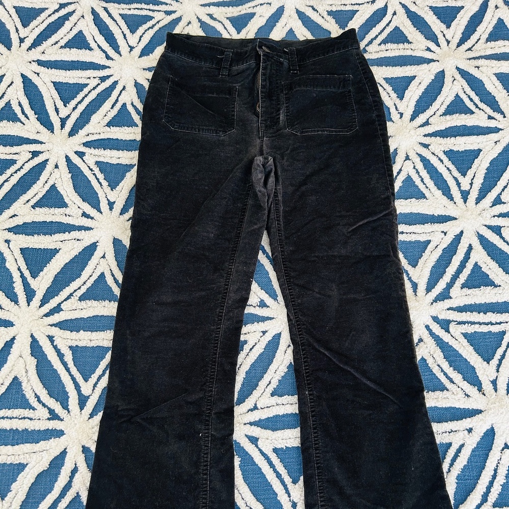 J.Crew Billie Demi Boot Crop Velvet Pants